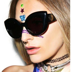 Crap Eyewear The Diamond Brunch Cat Eye Sunglasses